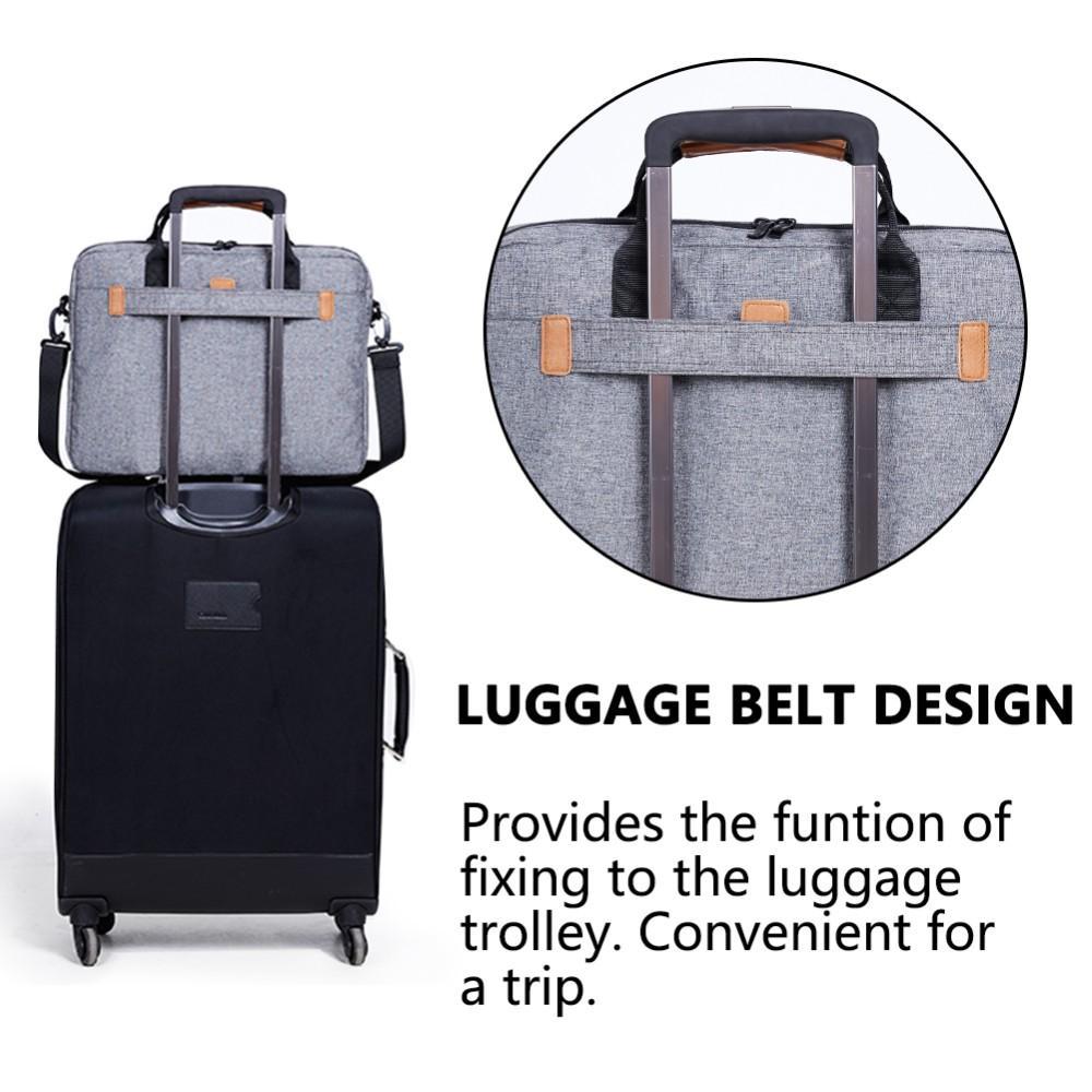 KALIDI™ Shockproof Foam and Canvas Laptop Bag - Indigo-Temple