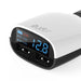 LED Screen Dual USB Car Charger - Indigo-Temple