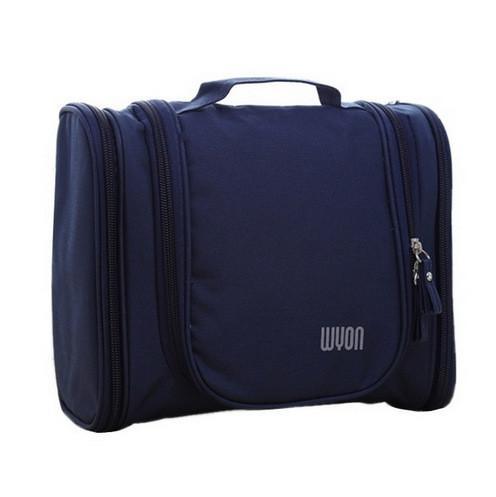 Deluxe Toiletry Travel Pouch - Indigo-Temple