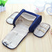 Deluxe Toiletry Travel Pouch - Indigo-Temple