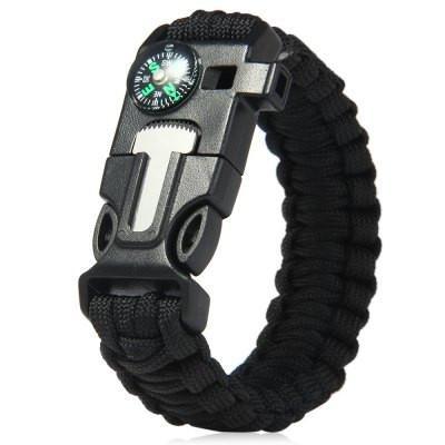 5 IN 1 Paracord Survival Bracelet - Indigo-Temple