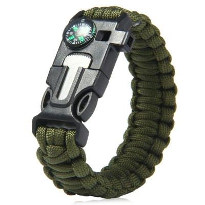 5 IN 1 Paracord Survival Bracelet - Indigo-Temple