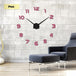 Decorative Modern 3D Wall Clock - Indigo-Temple