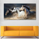 Running Horses Canvas Wall Art - Indigo-Temple