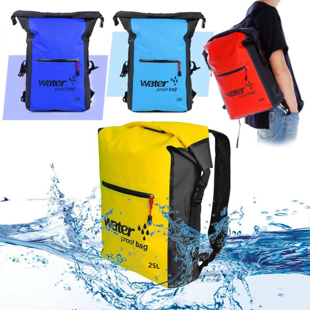 Xtreme Outdoor 25L Ultimate Waterproof Backpack - Indigo-Temple