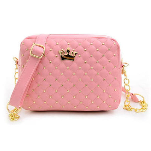 GoldCrown™ Studded Leather Purse - Indigo-Temple