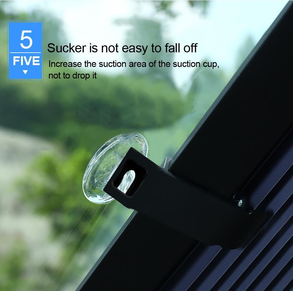 Anti-UV Retractable Windshield Heat Guard - Indigo-Temple