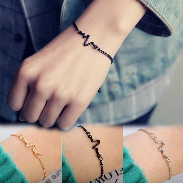 SimpleWave™ Heartbeat Unisex  Bracelet - Indigo-Temple