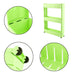 GAPRO™ 3-Tier Portable Space-Saving Storage Rack - Indigo-Temple