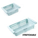 Resizable Pull-out Refrigerator Storage Box - Indigo-Temple