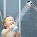 Smart-Control Triple-Pressure Rotating Showerhead - Indigo-Temple