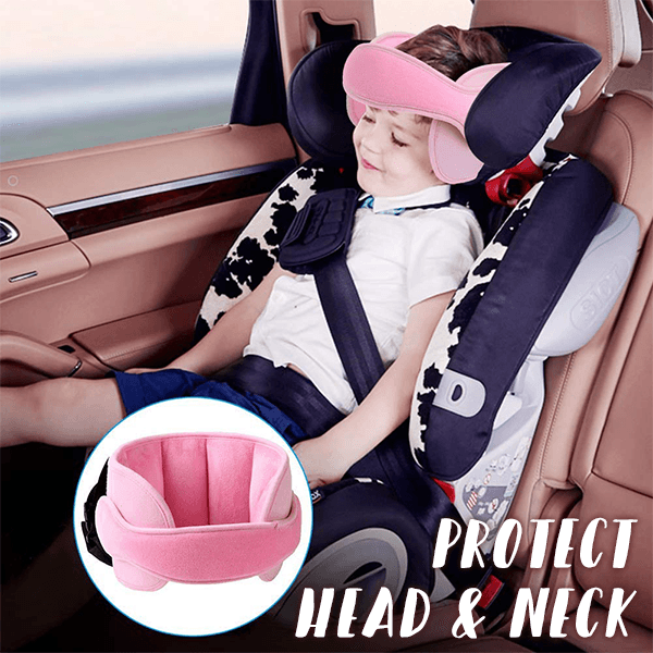 Sweetdreams™ Child Car Seat Head Support - Indigo-Temple