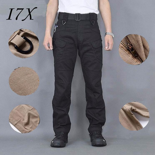 IX7 Tactical Multi Pocket Cargo Pants - Indigo-Temple