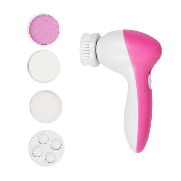 5 IN 1 ELECTRIC PRO MASSAGE FACE CLEANER - Indigo-Temple