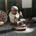 "The Little Monk" Incense Burner - Indigo-Temple