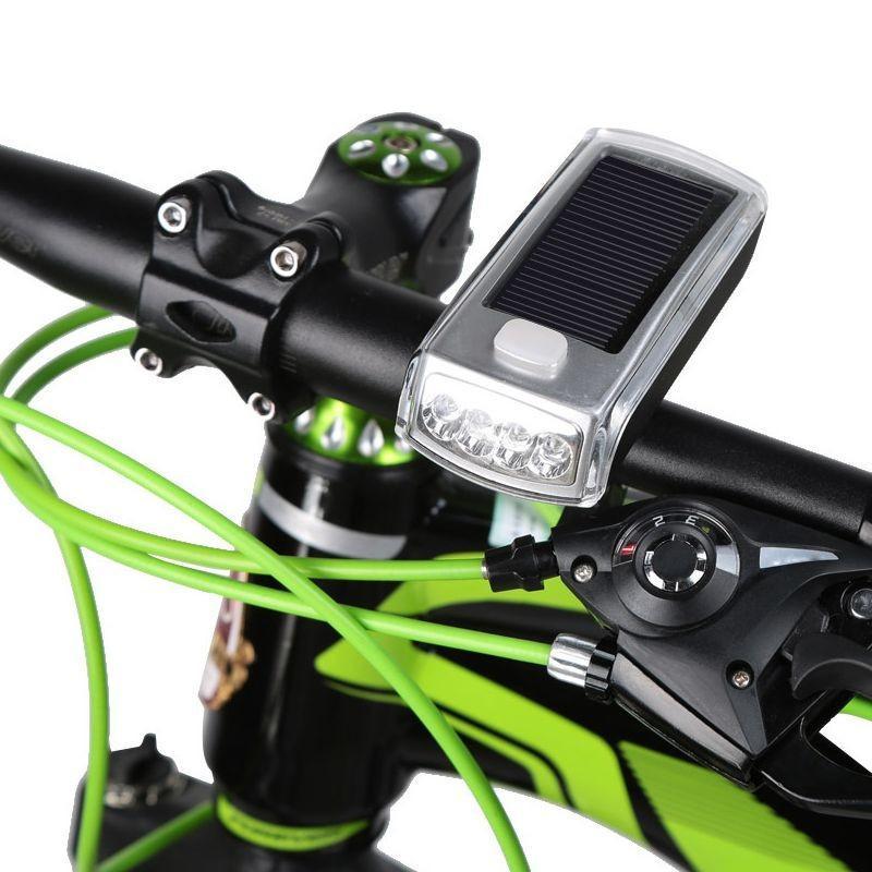 Bicycle 4 LED Solar Front Light - Indigo-Temple