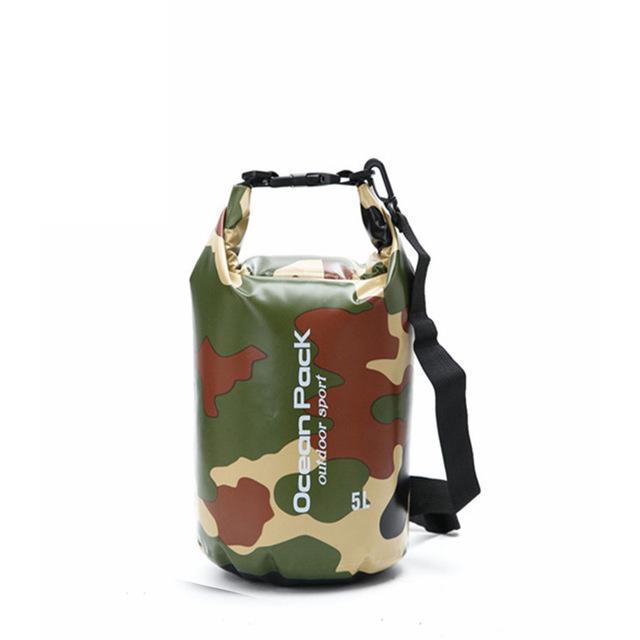 Camouflage Waterproof Dry Bag - Indigo-Temple