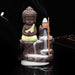 "The Little Monk" Incense Burner - Indigo-Temple