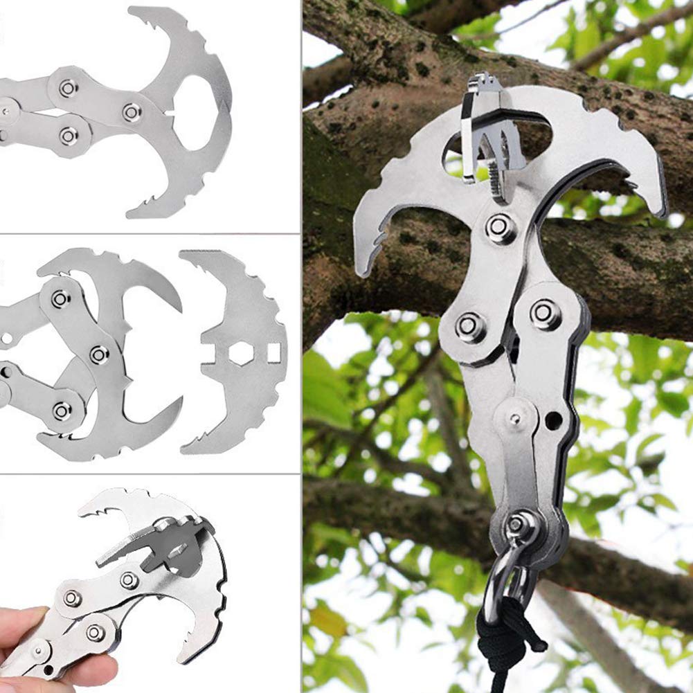 Outdoor Survival Grappling Gravity Claw - Indigo-Temple