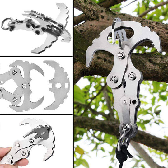 Outdoor Survival Grappling Gravity Claw - Indigo-Temple
