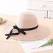 Adjustable Wide-Brimmed Women's Straw Sun-Hat - Indigo-Temple