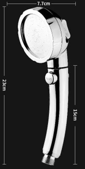 Smart-Control Triple-Pressure Rotating Showerhead - Indigo-Temple