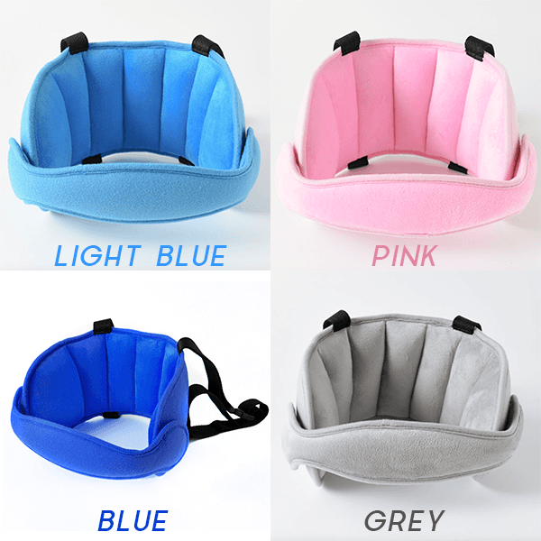 Sweetdreams™ Child Car Seat Head Support - Indigo-Temple