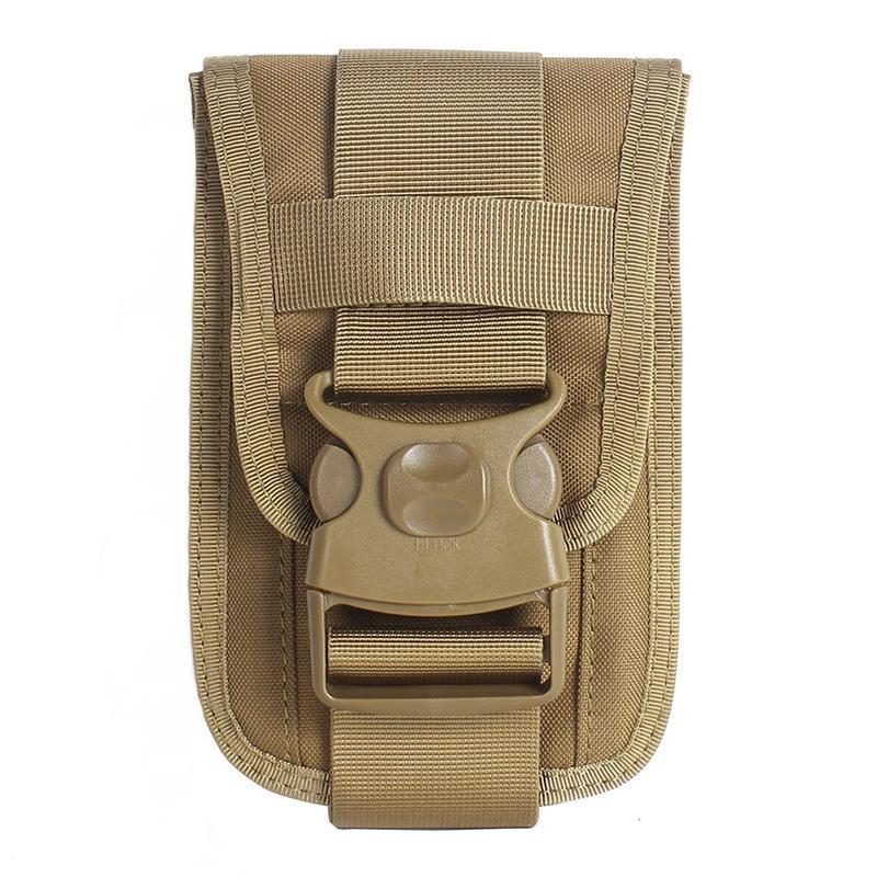 Utility Molle Phone Pouch with Card Slots & Money Pockets - Indigo-Temple