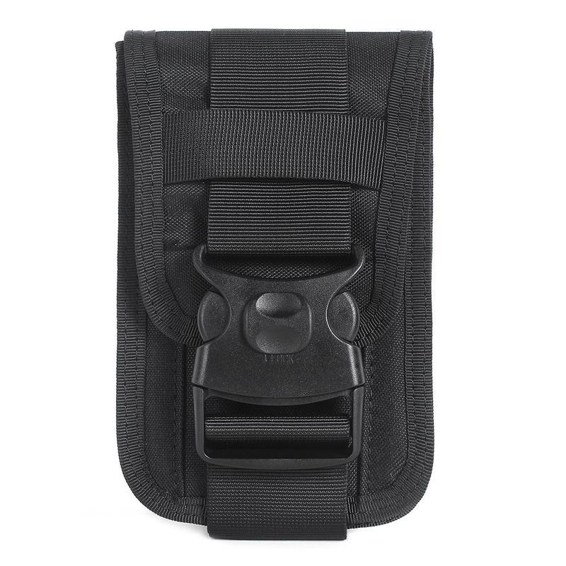 Utility Molle Phone Pouch with Card Slots & Money Pockets - Indigo-Temple