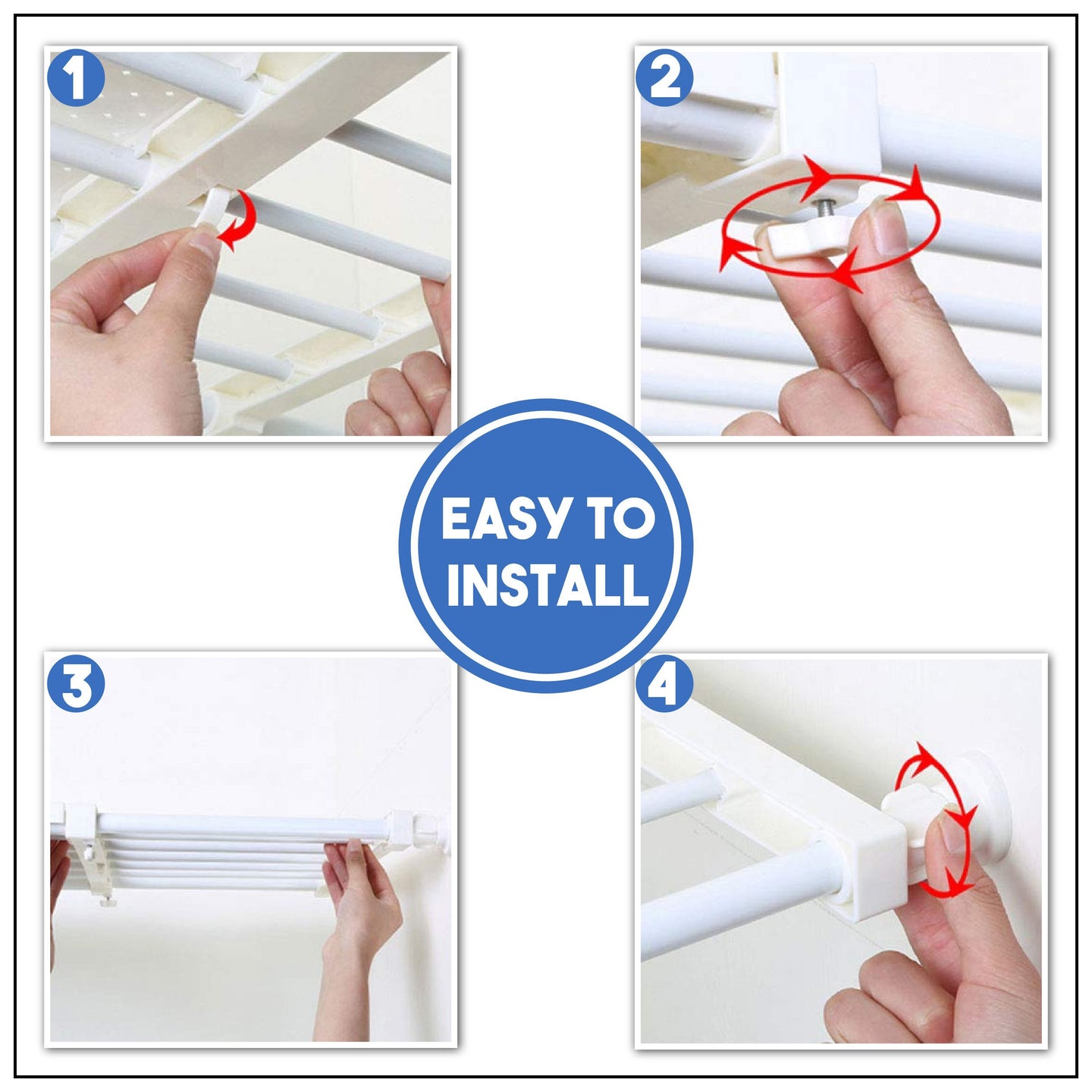 MagicShelf™ Size Adjustable Multipurpose Shelf - Indigo-Temple