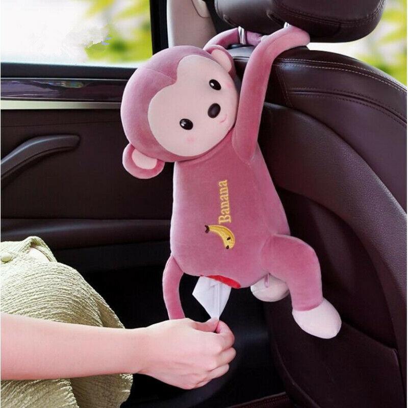 Creative Hanging Monkey Tissue Holder for Home and Car - Indigo-Temple