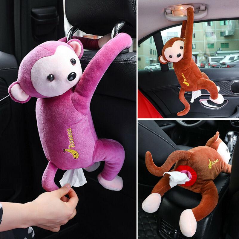 Creative Hanging Monkey Tissue Holder for Home and Car - Indigo-Temple