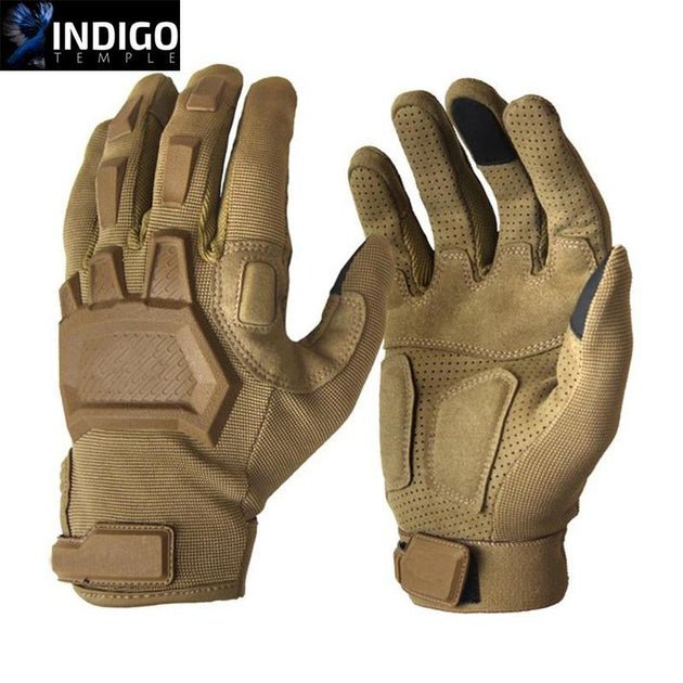 Outdoor Flexion Military Gloves - Indigo-Temple