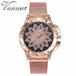 Vansvar™ Women's Fashion Rose-Gold Watch - Indigo-Temple