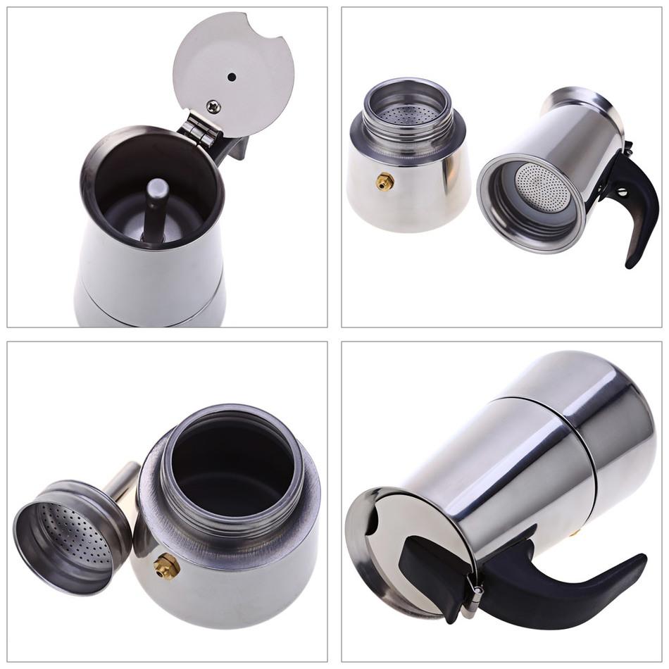 Stainless Steel Espresso Percolator - Indigo-Temple