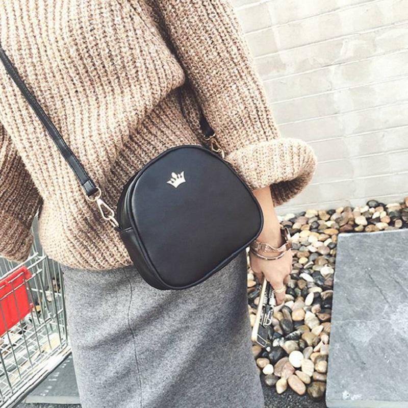 GoldCrown™ Zip-Up Compact Leather Purse - Indigo-Temple