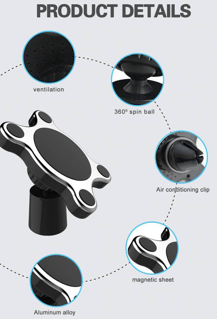 2-IN-1 Qi-Wireless Magnetic Phone Charger - Indigo-Temple