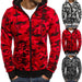 Men's TACTICAL Camouflage Zipped Hoodies - Indigo-Temple