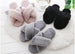 Women Faux Fur  Winter Slippers - Indigo-Temple