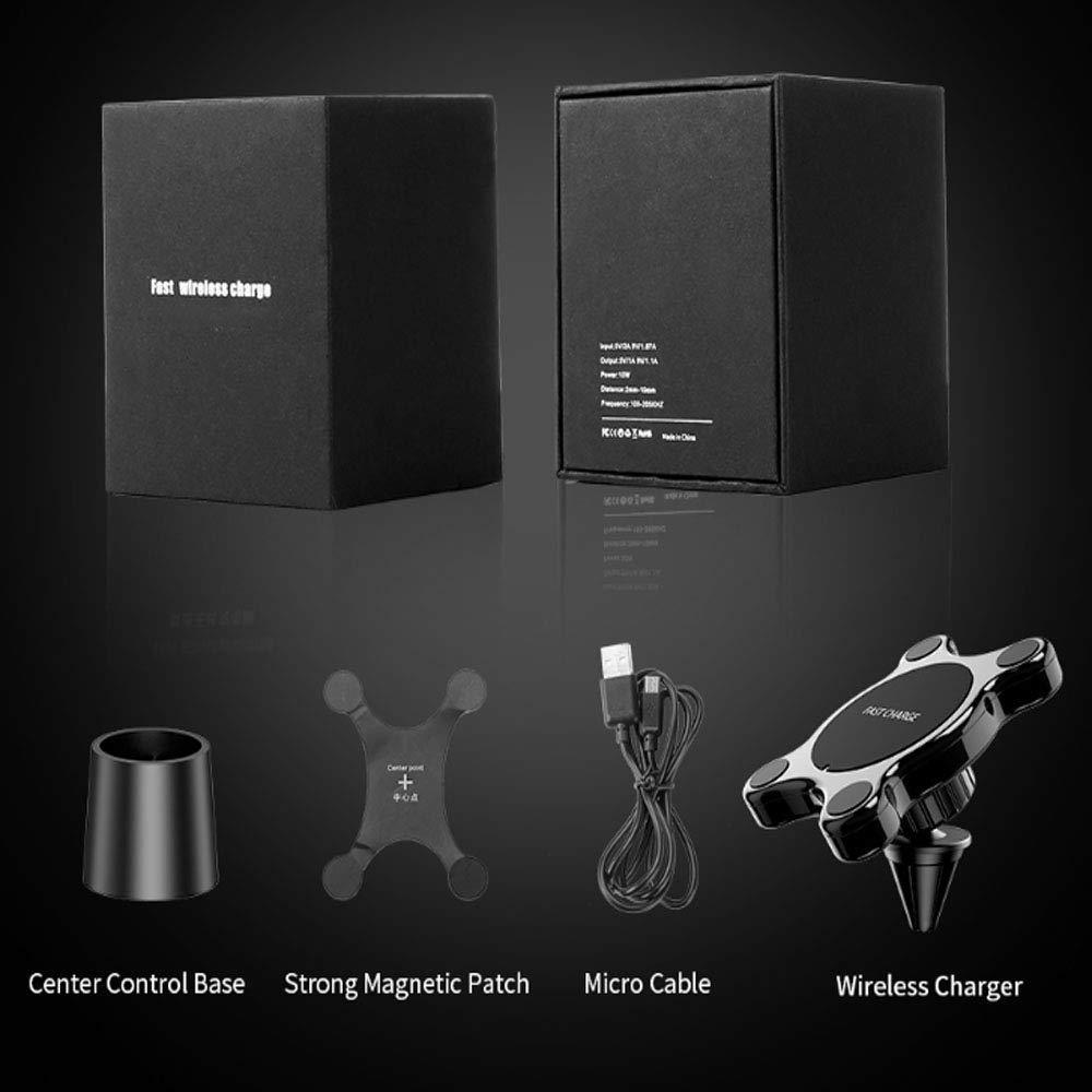 2-IN-1 Qi-Wireless Magnetic Phone Charger - Indigo-Temple