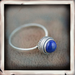 IDAN Elegant Style With Natural Stones Ring - Indigo-Temple