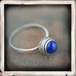 IDAN Elegant Style With Natural Stones Ring - Indigo-Temple
