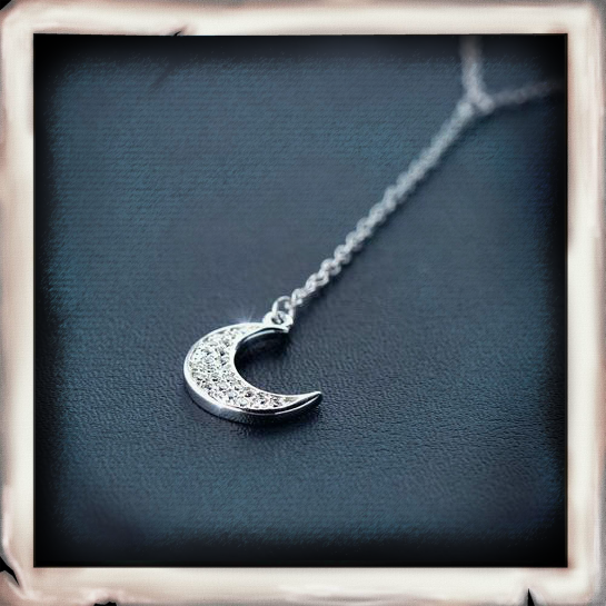 MONA- Moon Star Necklace Pendant - Indigo-Temple