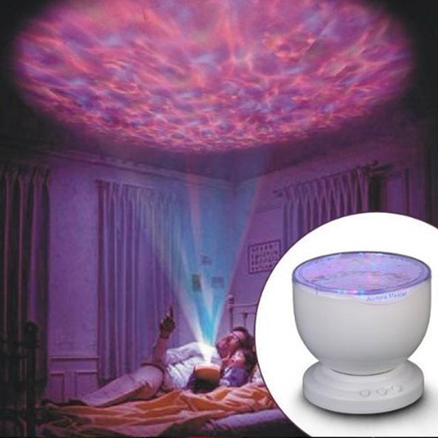 Mystical Aurora Projector With Built in Speaker - Indigo-Temple