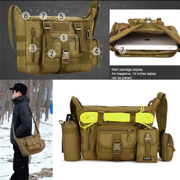 Operator™ Tactical Outdoor Crossbody - Indigo-Temple