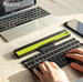 Foldable Wireless Rolly Bluetooth Keyboard - Indigo-Temple