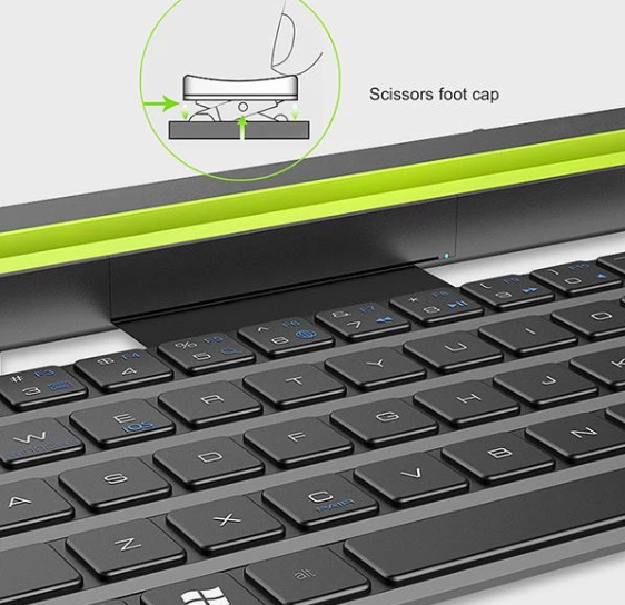 Foldable Wireless Rolly Bluetooth Keyboard - Indigo-Temple