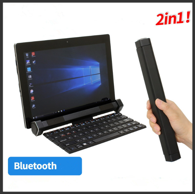 Foldable Wireless Rolly Bluetooth Keyboard - Indigo-Temple