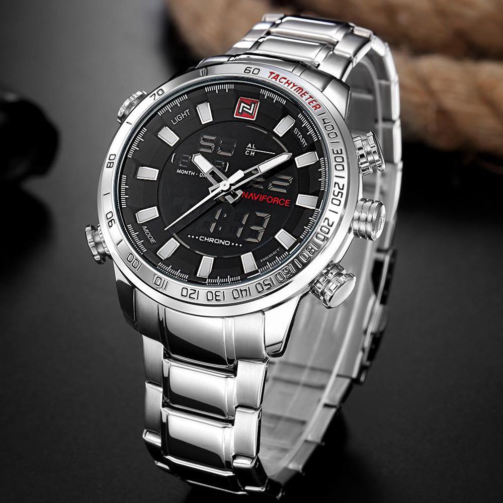 M109 -FULL STEEL TACTICAL WRIST WATCH - Indigo-Temple