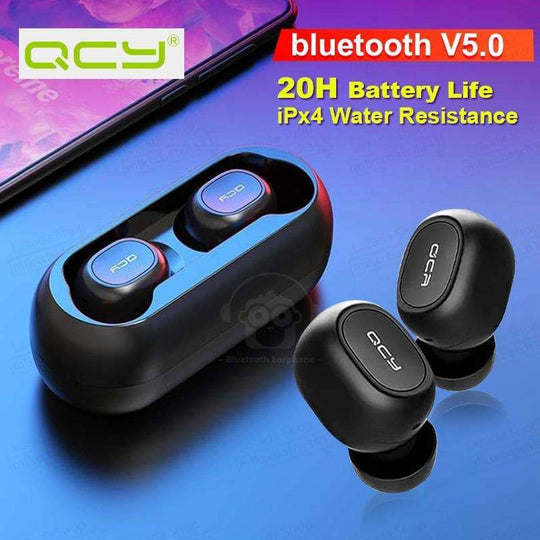 Smartbuds™ Rechargeable Compact BT Earphones - Indigo-Temple